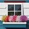24 Bundles Artificial Flowers for Outdoor,No Fade Fake Plastic Flowers Faux Plants